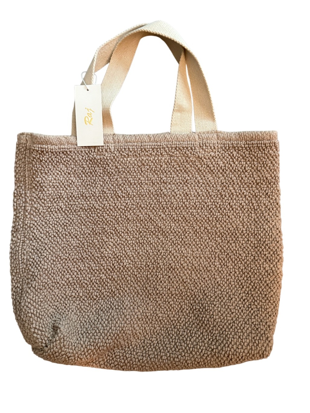 RAJ Handcrafted Boho Beach Tote Bag Made In India NWT